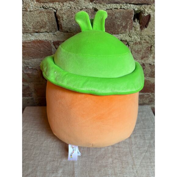 Squishmallows Original Caroleena The Orange Carrot with Bucket Hat 12" Plush - Picture 3 of 9